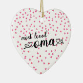 Meest geliefde Oma Keramisch Ornament (Rechts)