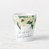 Meest Geliefde Oma Script & Wilde Rozen Latte Mok (Voorkant)