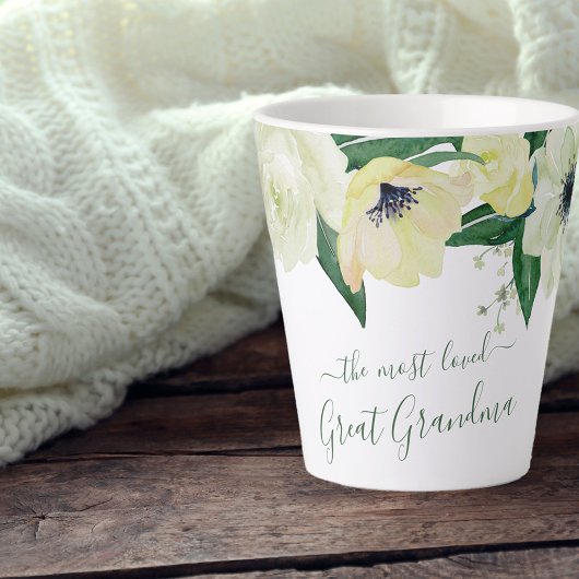 Meest Geliefde Oma Script & Wilde Rozen Latte Mok