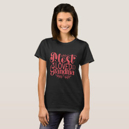 Meest geliefde oma typografie t-shirt