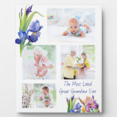 Meest Geliefde Opoe 4 Foto Lente Bloem Fotoplaat (Voorkant)