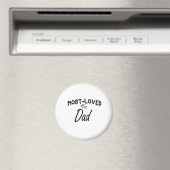 Meest geliefde vader, kerstcadeau, Vaderdag, pap G Magneet (Insitu (Vaatwasser))