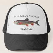 Meest gemiddelde visserijforel trucker pet (Voorkant)
