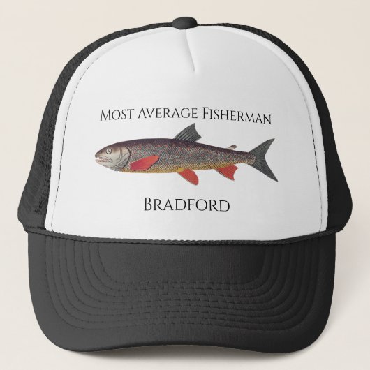 Meest gemiddelde visserijforel trucker pet (Voorkant)