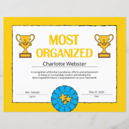 Meest georganiseerd certificaat van verwezenlijkin