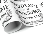 Meest geweldige 16 Éénjarigen van de wereld de Cadeaupapier (Rol Hoek)