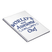 Meest geweldige Chef-kok van de wereld de Notitieboek (Rechterzijde)