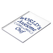 Meest geweldige Chef-kok van de wereld de Notitieboek (Linkerzijde)