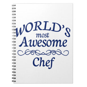 Meest geweldige Chef-kok van de wereld de Notitieboek
