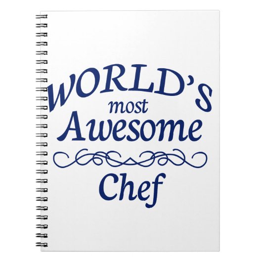Meest geweldige Chef-kok van de wereld de Notitieboek (Voorkant)
