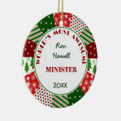 Meest Geweldige minister of plaatsvervanger Keramisch Ornament (Rechts)