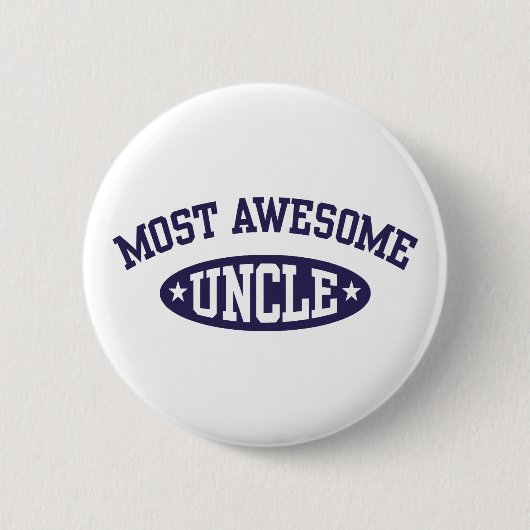 Meest Geweldige oom Ronde Button 5,7 Cm (Voorkant)