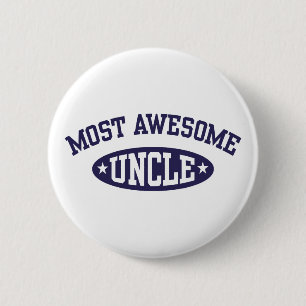 Meest Geweldige oom Ronde Button 5,7 Cm