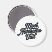 Meest Geweldige pap Vaderdag | Magneet (Voorkant / Achterkant)