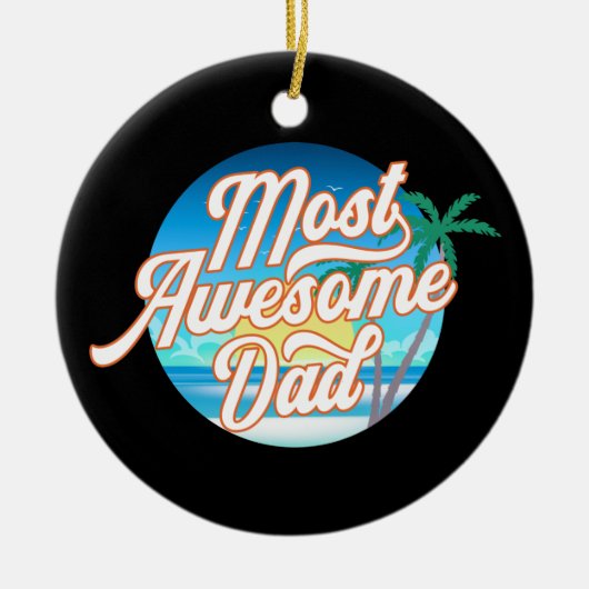 Meest Geweldige pap Vaderdag | ORNAMENT (Voorkant)