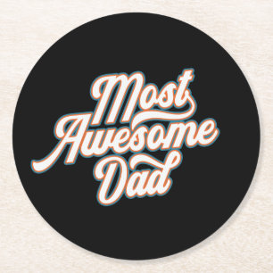 Meest Geweldige papa Vaderdag   ONDERZETTER