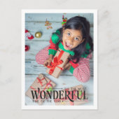 Meest geweldige tijd kind foto leuk Kerstmis Feestdagenkaart (Voorkant)