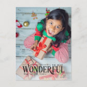 Meest geweldige tijd kind foto leuk Kerstmis Feestdagenkaart (Voorkant)