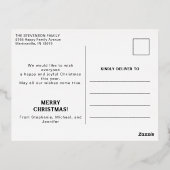 Meest geweldige tijd kind foto leuk Kerstmis Folie Feestdagen Briefkaart (Achterkant)