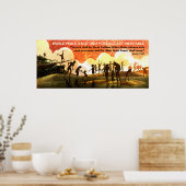 Meest geweldige vrede poster (Keuken)