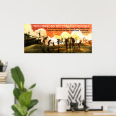 Meest geweldige vrede poster (Thuiskantoor)