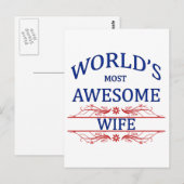 Meest Geweldige vrouw ter wereld Briefkaart (Voorkant / Achterkant)