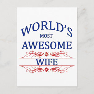 Meest Geweldige vrouw ter wereld Briefkaart