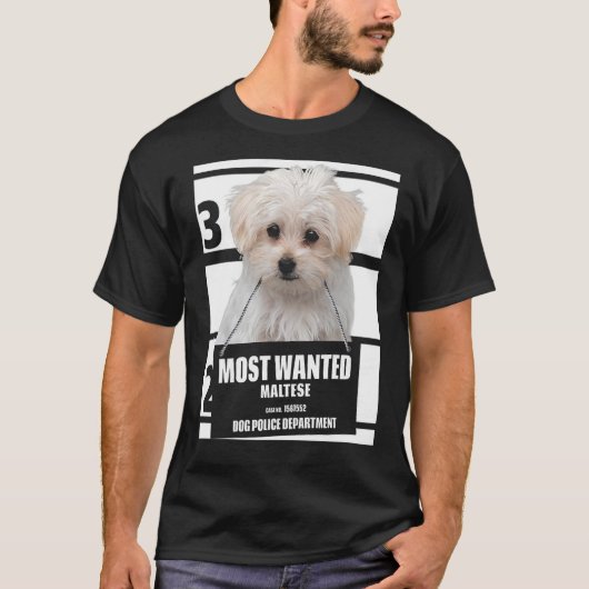 Meest Gezocht Maltees T-shirt - Dog Tee Shirts - 1 (Voorkant)