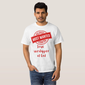 Meest Gezocht: Ware aanbidder van Gods T-shirt voo