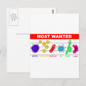 Meest gezochte briefkaart (Voorkant / Achterkant)