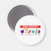 Meest gezochte magneet (Voorkant / Achterkant)