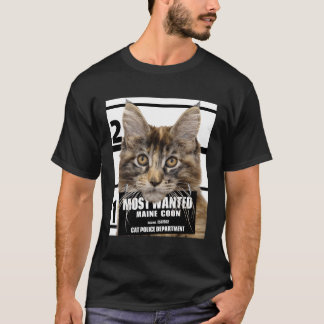 Meest gezochte Maine Coon Kat Schattige Grappig Ka T-shirt