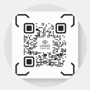 Meest gezochte minimalistische QR-code Stickers