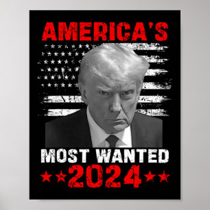 Meest gezochte Trump 2024 Poster