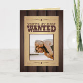 Meest gezochte Valentijnsdag Poster Kaart (Voorkant)