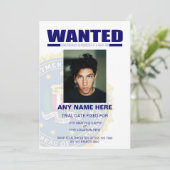 Meest Gezochte Verjaardagsfeestje Kaart (Staand voorkant)