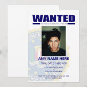 Meest Gezochte Verjaardagsfeestje Kaart (Voorkant / Achterkant)