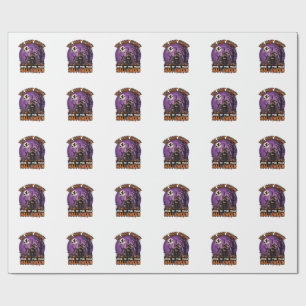 Meest Griezeld Halloween Spokenhuis Heks Pompoenen Cadeaupapier