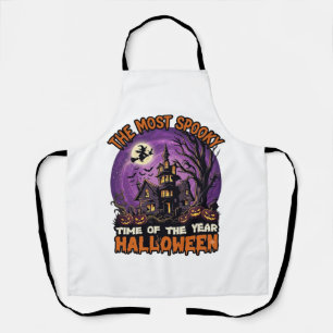 Meest Griezelige Halloween Spokenhuis Heks Pompoen Schort