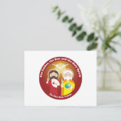 Meest Heilige Driehoek Briefkaart (Staand voorkant)