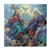 Meest Heilige Driehoek Tegeltje (Voorkant)