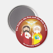 Meest Heilige Drievuldigheid Magneet (Voorkant / Achterkant)