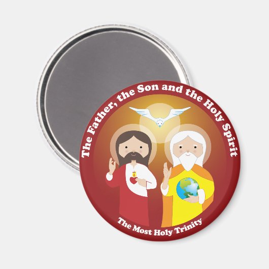 Meest Heilige Drievuldigheid Magneet (Voorkant / Achterkant)