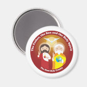 Meest Heilige Drievuldigheid Magneet (Voorkant / Achterkant)