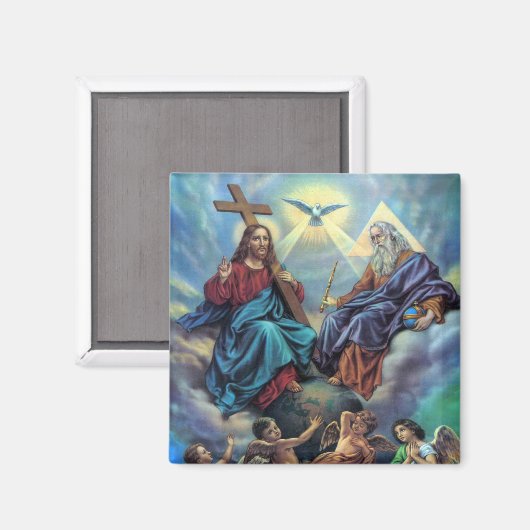 Meest Heilige Drievuldigheids Magneet (Voorkant / Achterkant)