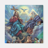 Meest Heilige Drievuldigheids Magneet (Voorkant)
