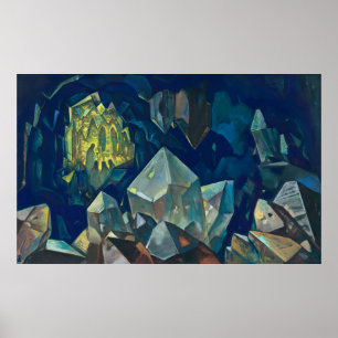Meest heilige schat van de bergen door Roerich Poster