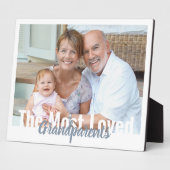 Meest liefste bewerkbare foto-Plaque met Grandpare Fotoplaat (Zijkant)