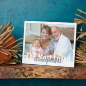 Meest liefste bewerkbare foto-Plaque met Grandpare Fotoplaat (Zijkant)