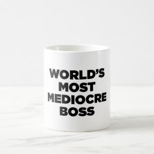 Meest middelste baas ter wereld koffiemok